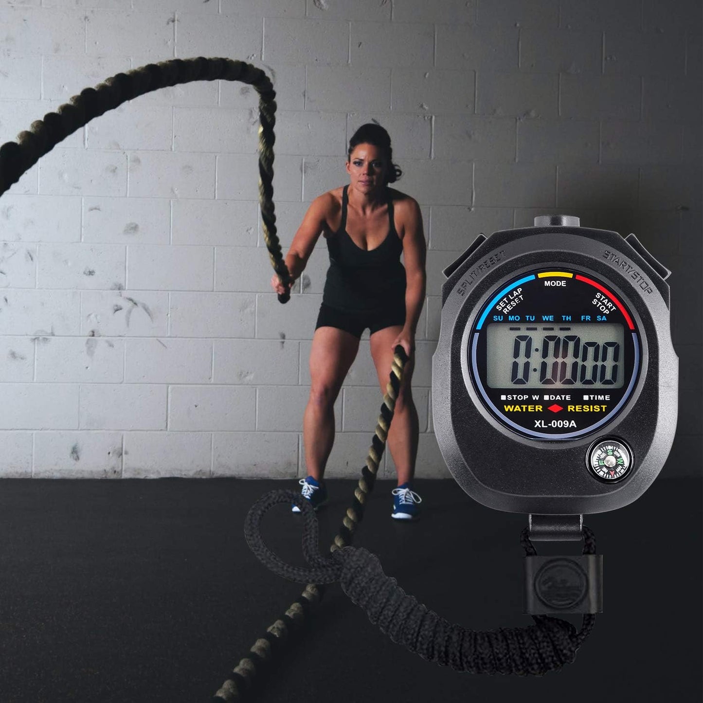 Digital Stopwatch Timer - Interval Timer with Large Display (Stopwatch*5)