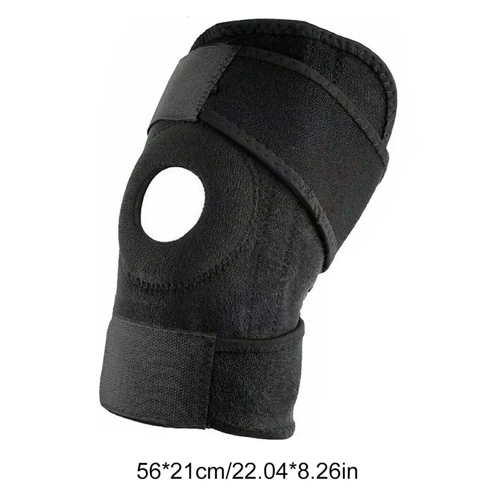 Knee Brace Knee Pain Relief Support Brace with Side Stabilizers with Adjustable Buckle Joint Pain Arthritis Relief for Men Women