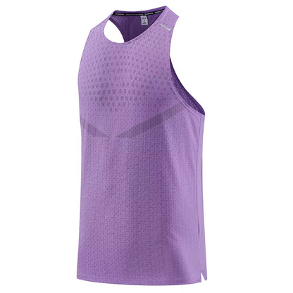 Men Gym Vest Breathable Mesh Track and Field Summer Cool Beach Travel Undershirt Basketball Training Fashion Running Tanks Top