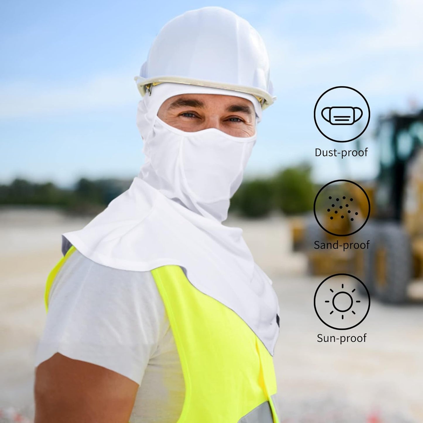 Balaclava - Summer Sun Protection Motorcycle Fishing Sun Mask Breathable Windproof Long Face Mask for Men Women