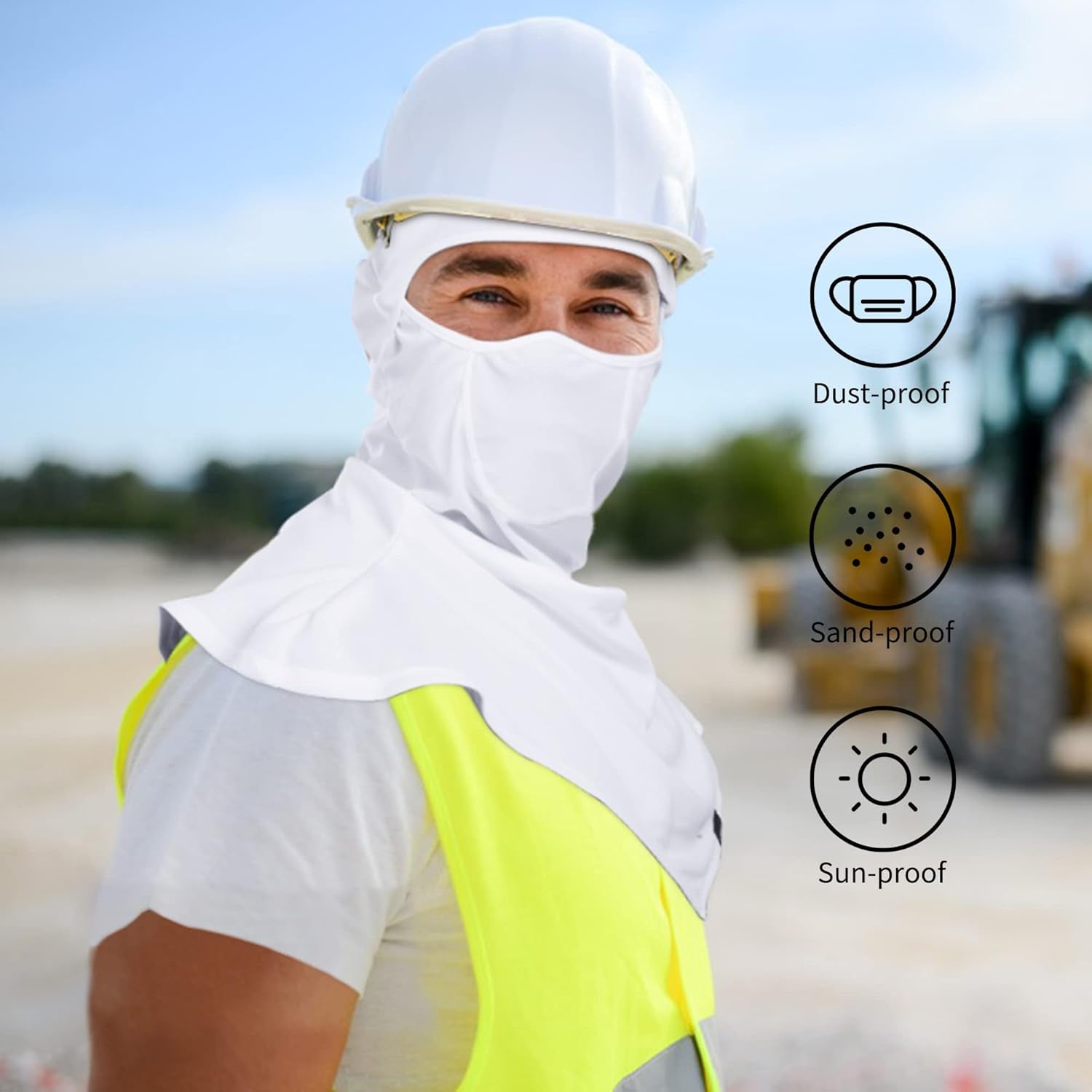 Balaclava - Summer Sun Protection Motorcycle Fishing Sun Mask Breathable Windproof Long Face Mask for Men Women