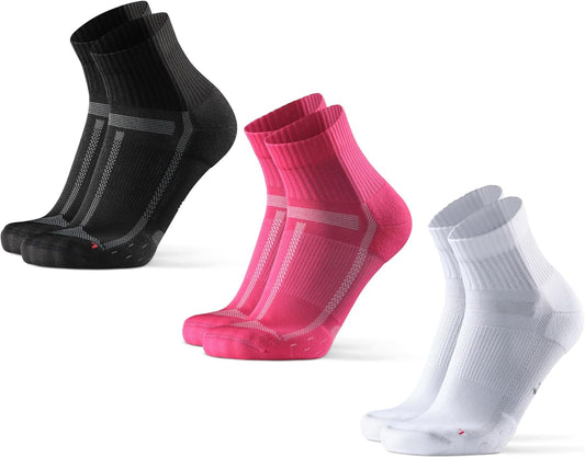 Ultra-Comfort Quarter Running Socks, Performance Socks, Men & Women - 3 or 5 Pack