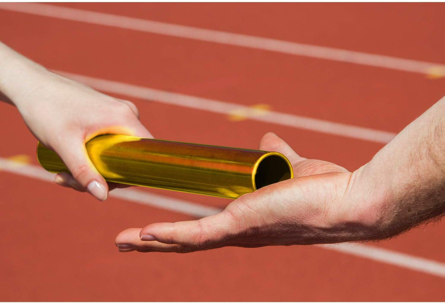 5 Pcs Track Batons for Relay Aluminum Running Field Race Batons for Students, Of