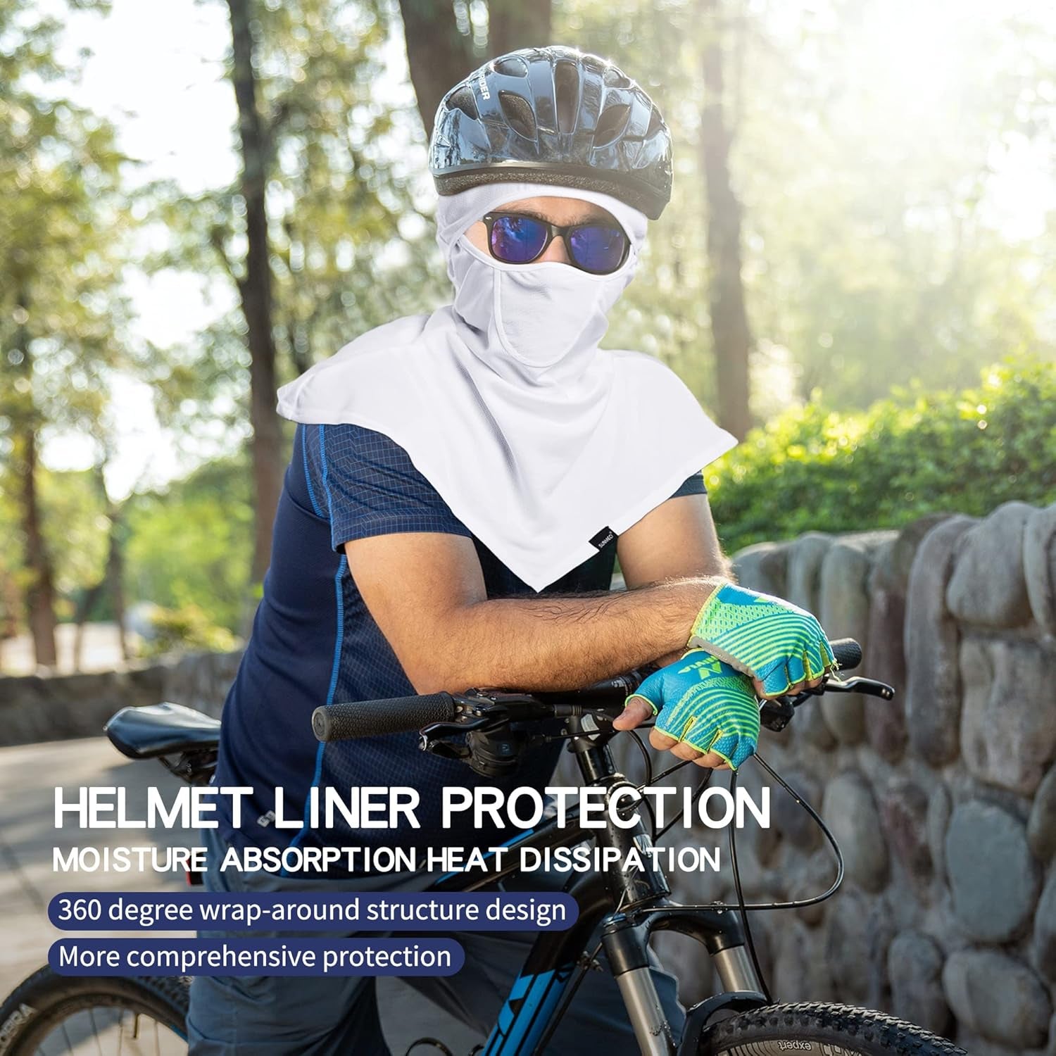 Balaclava - Summer Sun Protection Motorcycle Fishing Sun Mask Breathable Windproof Long Face Mask for Men Women