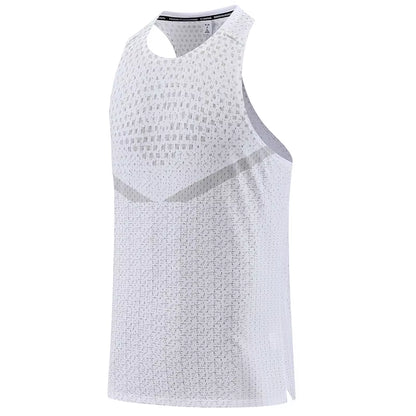 Men Gym Vest Breathable Mesh Track and Field Summer Cool Beach Travel Undershirt Basketball Training Fashion Running Tanks Top